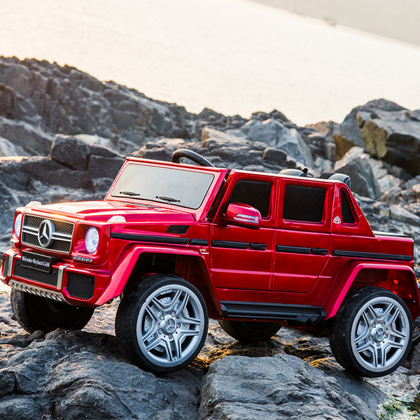 Продукт Акумулаторен джип Mercedes G650 Maybach 4X4, 12V , с меки гуми и кожена седалка - 0 - BG Hlapeta